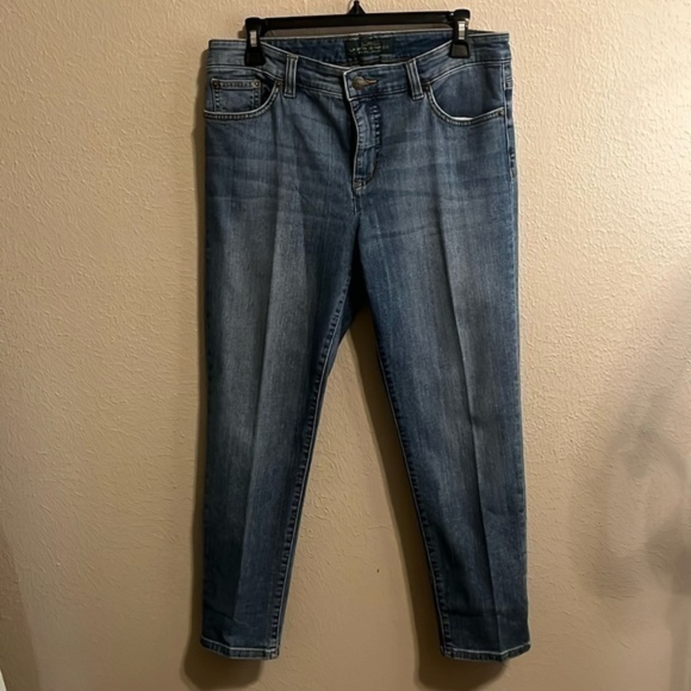 Lauren Jeans Co Classic Straight Cropped Size 10